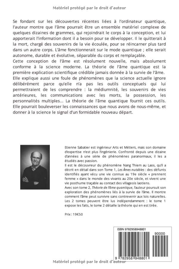 Livre - Théorie de l'Ame Quantique